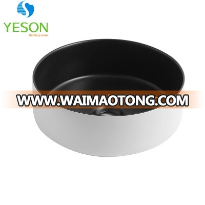 RS-1054WB Fashion table top round ceramic drop in bathroom sink